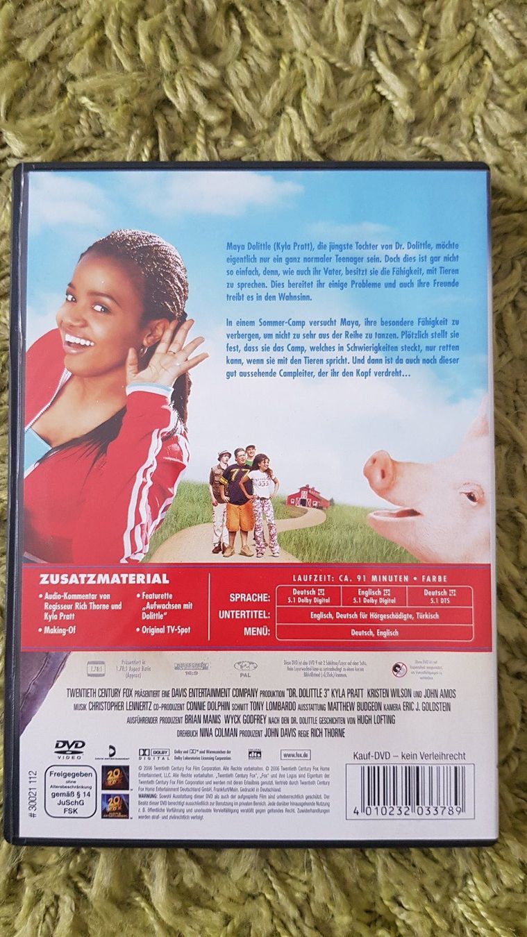Tutti i DVDs: Dr. Dolittle 3 – Usato da Dornach venduto da Letizia1987 1