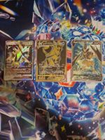 lot 3 carte pokémon gx, vmax et v vintage 