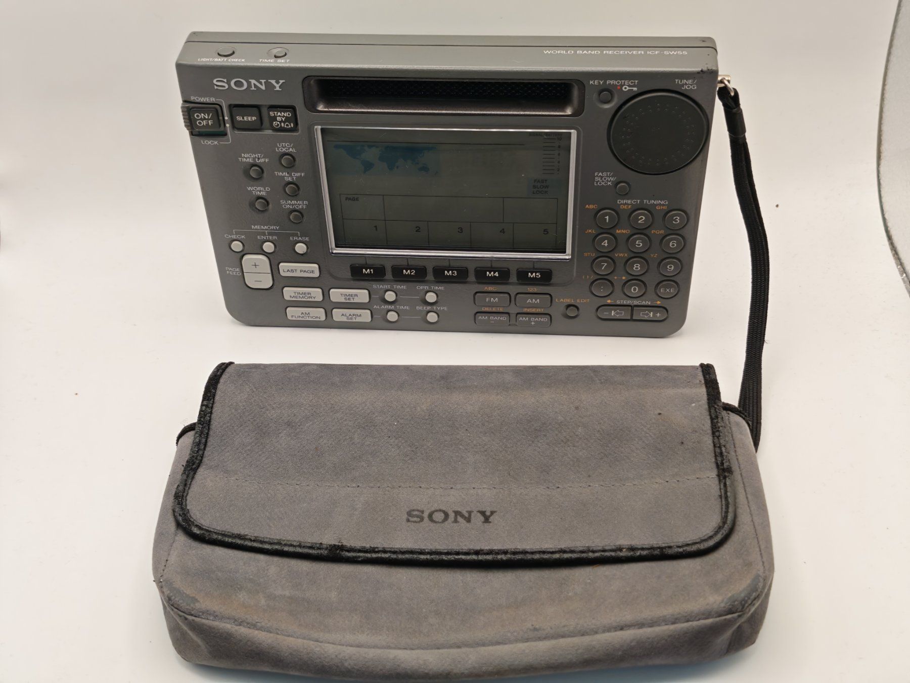 Sony Radio: Sony ICF-SW55 Weltempfänger inkl. Etui – Usato da Thun venduto da Kankii 8