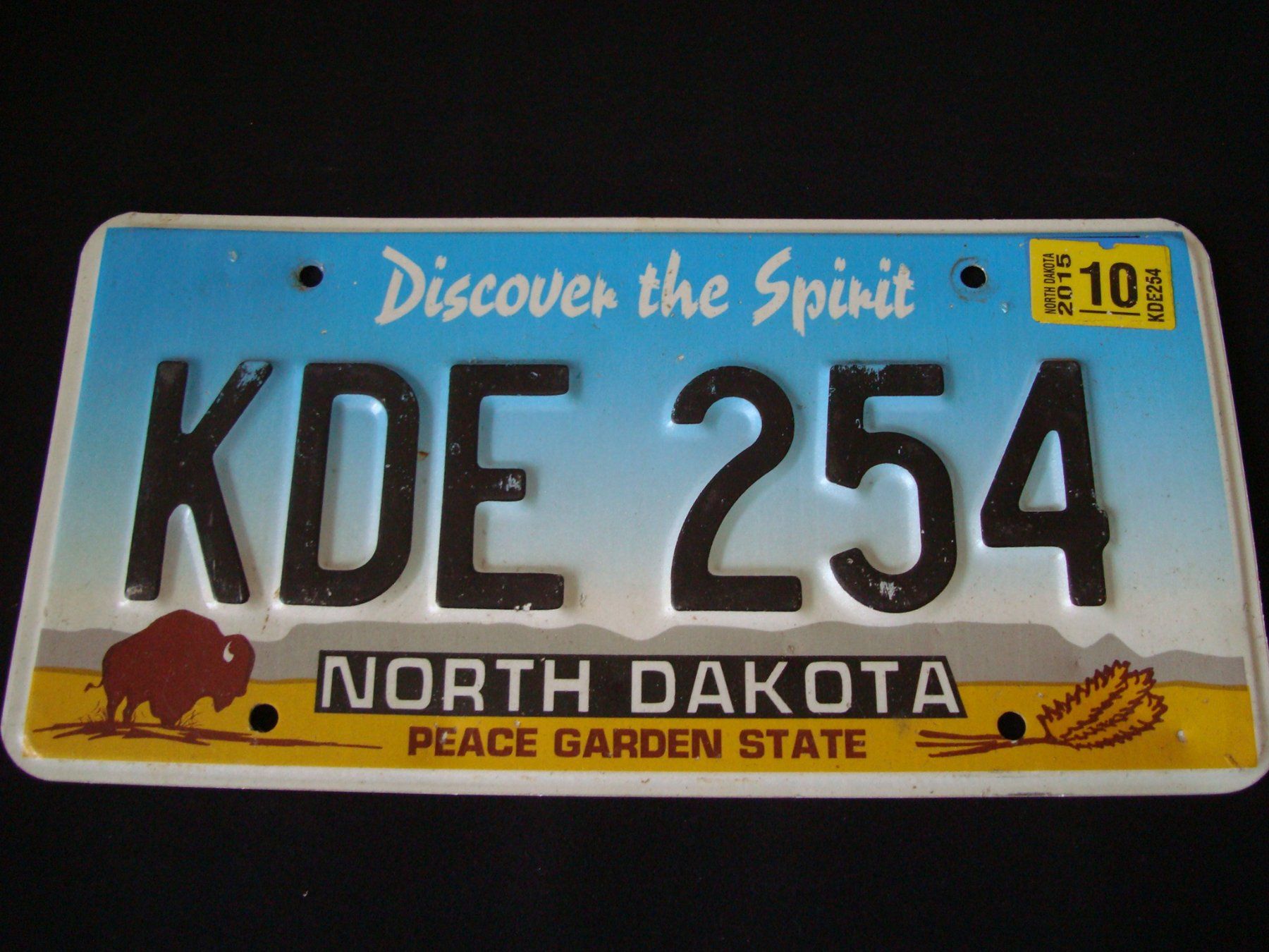 Insegne: NORTH DAKOTA KDE 254 – Usato da Scherz venduto da 5246