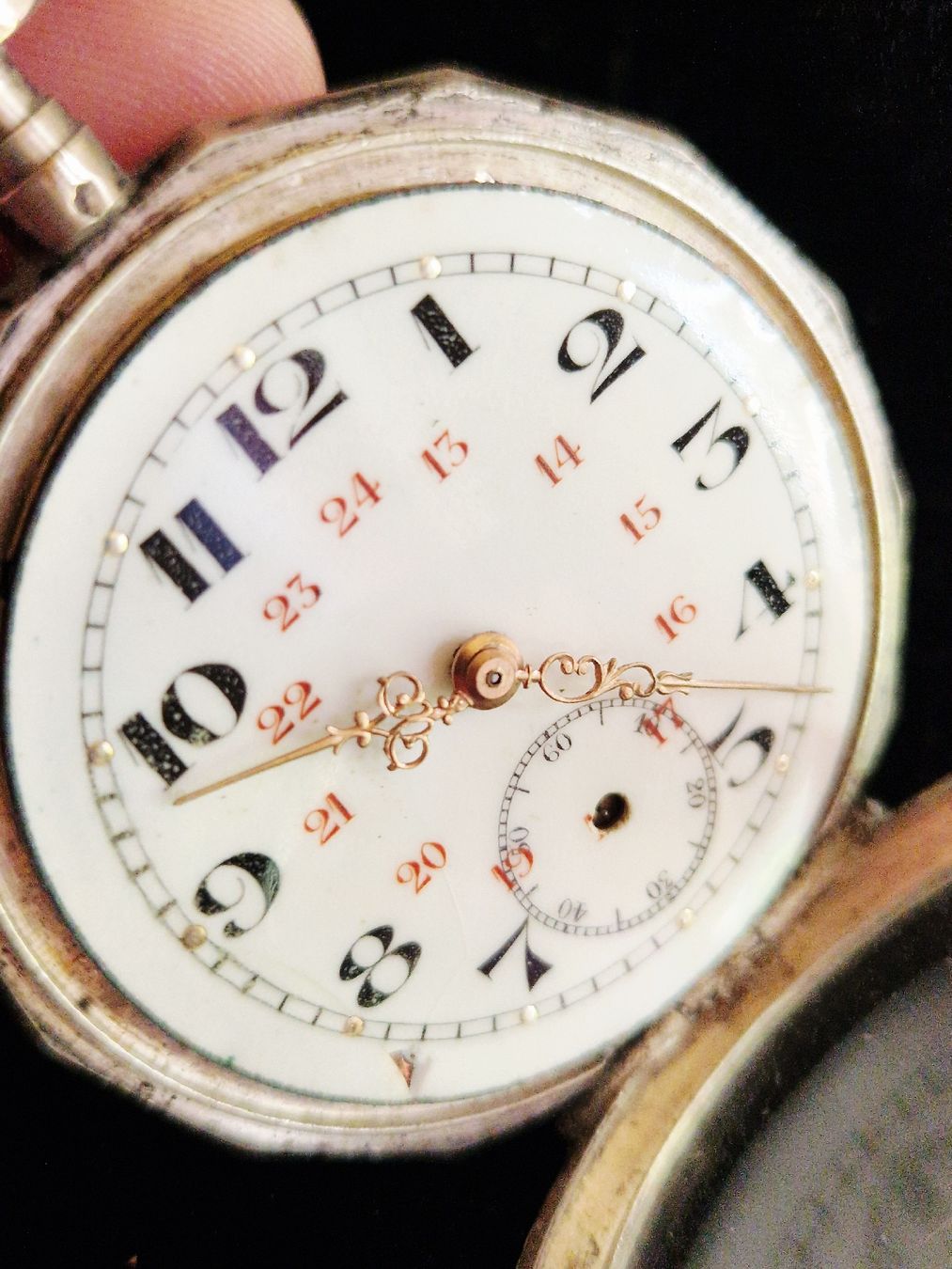 Montres: Montre de poche ancienne en argent – D'occasion à Undervelier par Tufitufi7 1