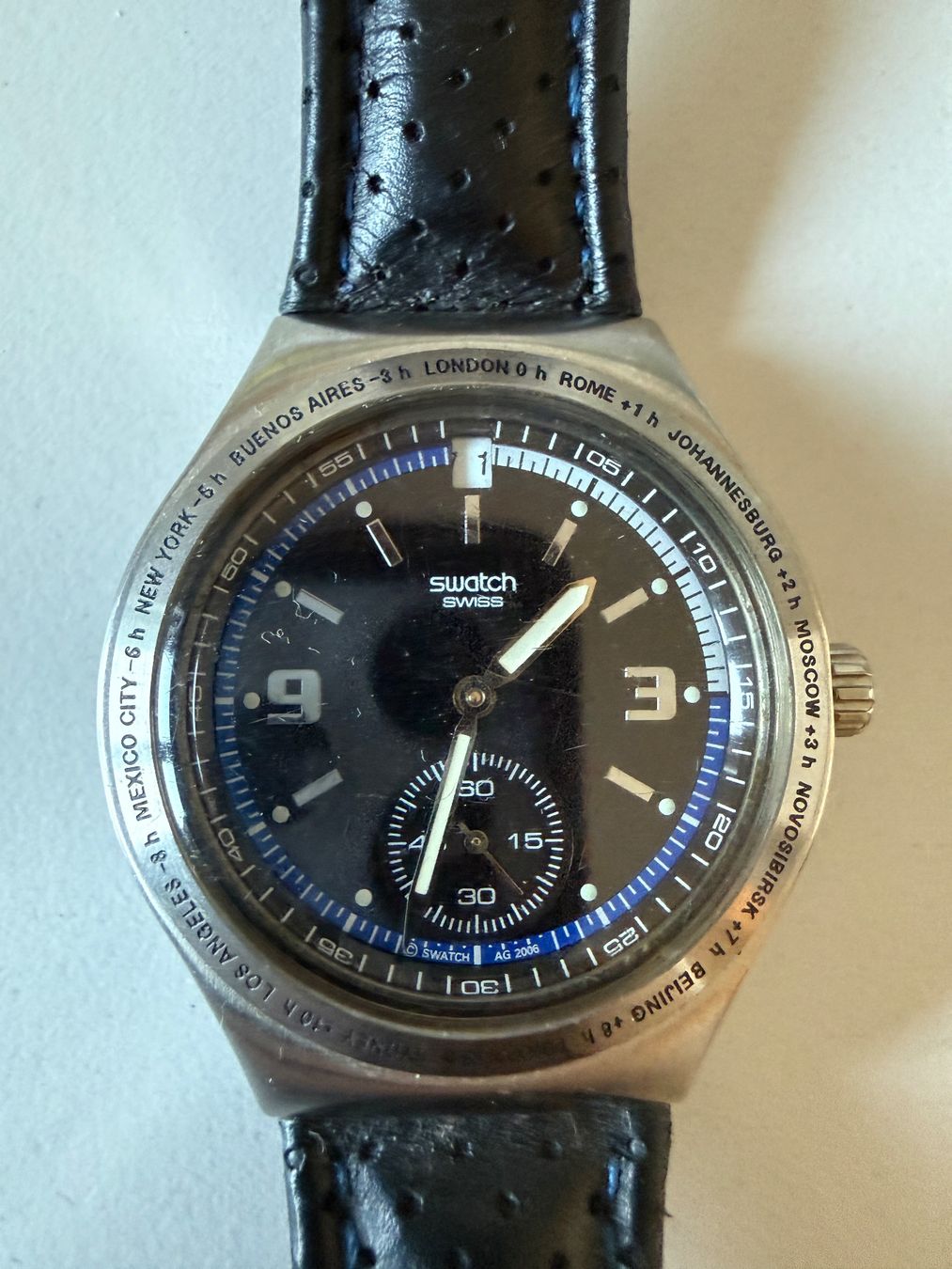 Swatch Orologi: Swatch Uhr HOLE IT – Usato da Rheinfelden venduto da SevenHills 1