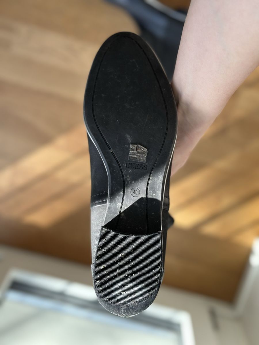 Guess Scarpe da donna: Guess Leder Stiefeletten Schwarz, Gr. 40 – Usato da Basel venduto da FatmaCan52 2