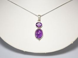 PPendentif / Anhänger 925 & Amethyst / Améthyste