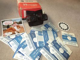 Sawyer's View-Master 3-D Model Bakelit mit Schachtel / Box m
