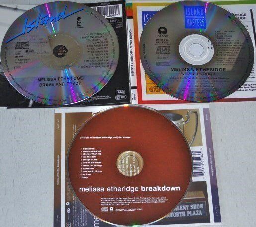 CD: 3CD's - Melissa Etheridge - Brave and Crazy, Never Enough & – Usato da Unterbäch VS venduto da diquq 5