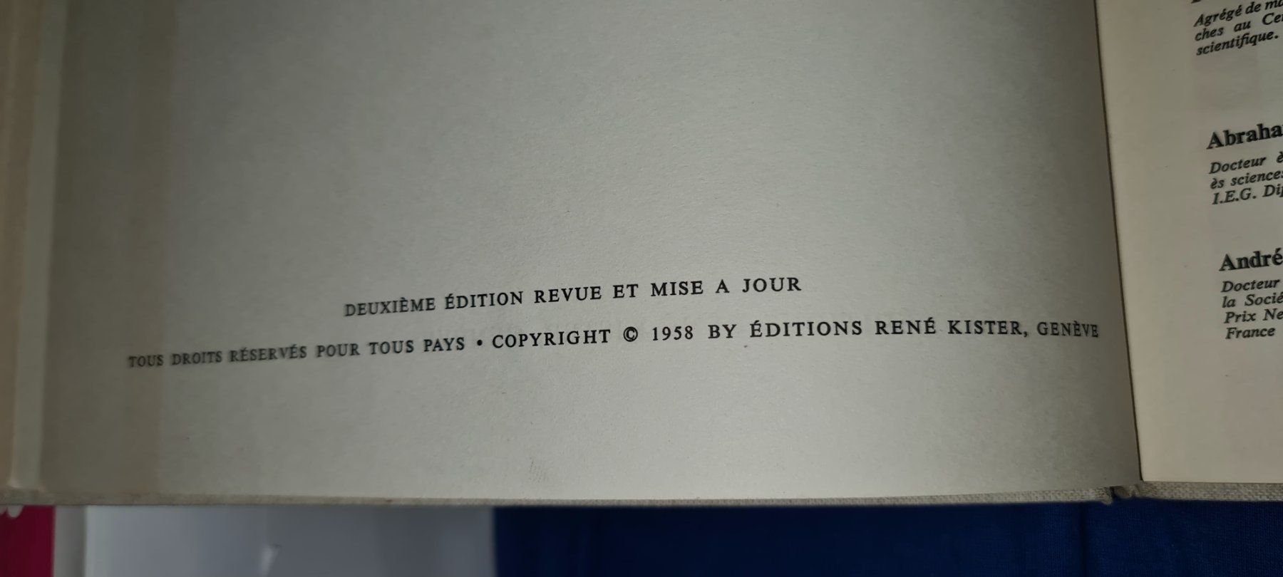 Libri: L'ère atomique / René Kister / 10 vol. – Usato da Cortaillod venduto da signep 2