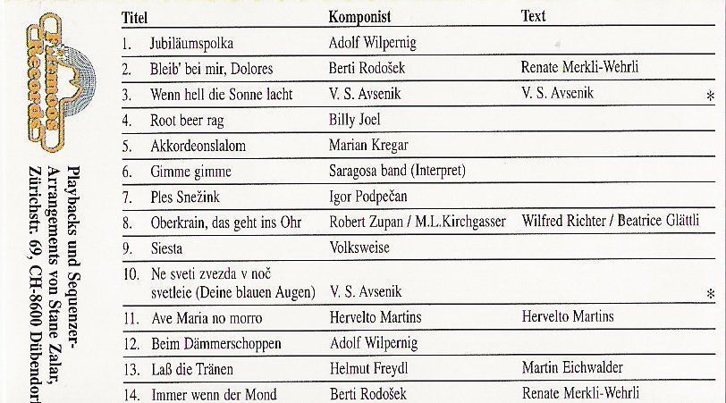 Musicassette: MC Quintett 90, Oberkrainer, Volksmusik, Stimmung – Nuovo (secondo la descrizione) da Wuerenlos venduto da Zoechi 1