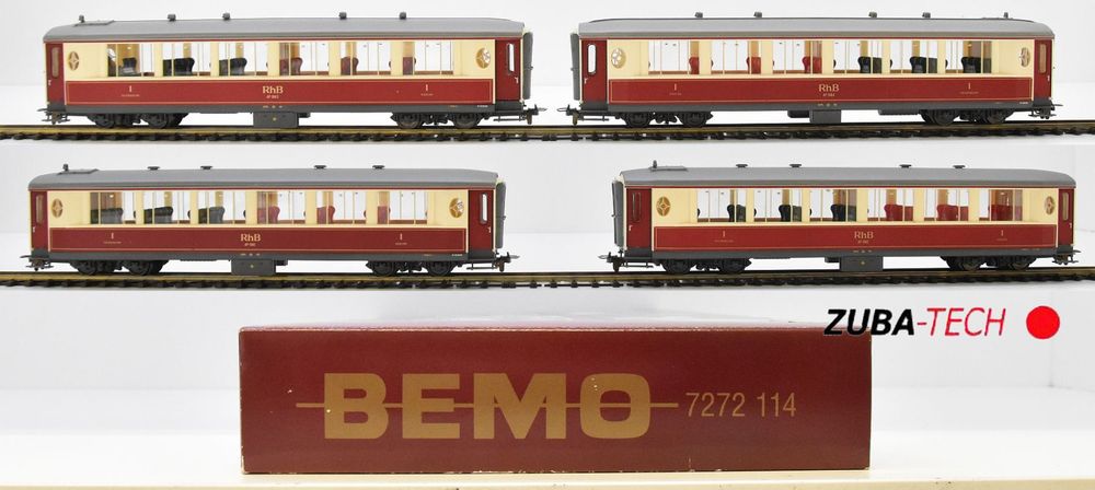 Bemo 3272/S RhB Nostalgiewagen Set (Gebraucht) in Oberbüren für CHF 116