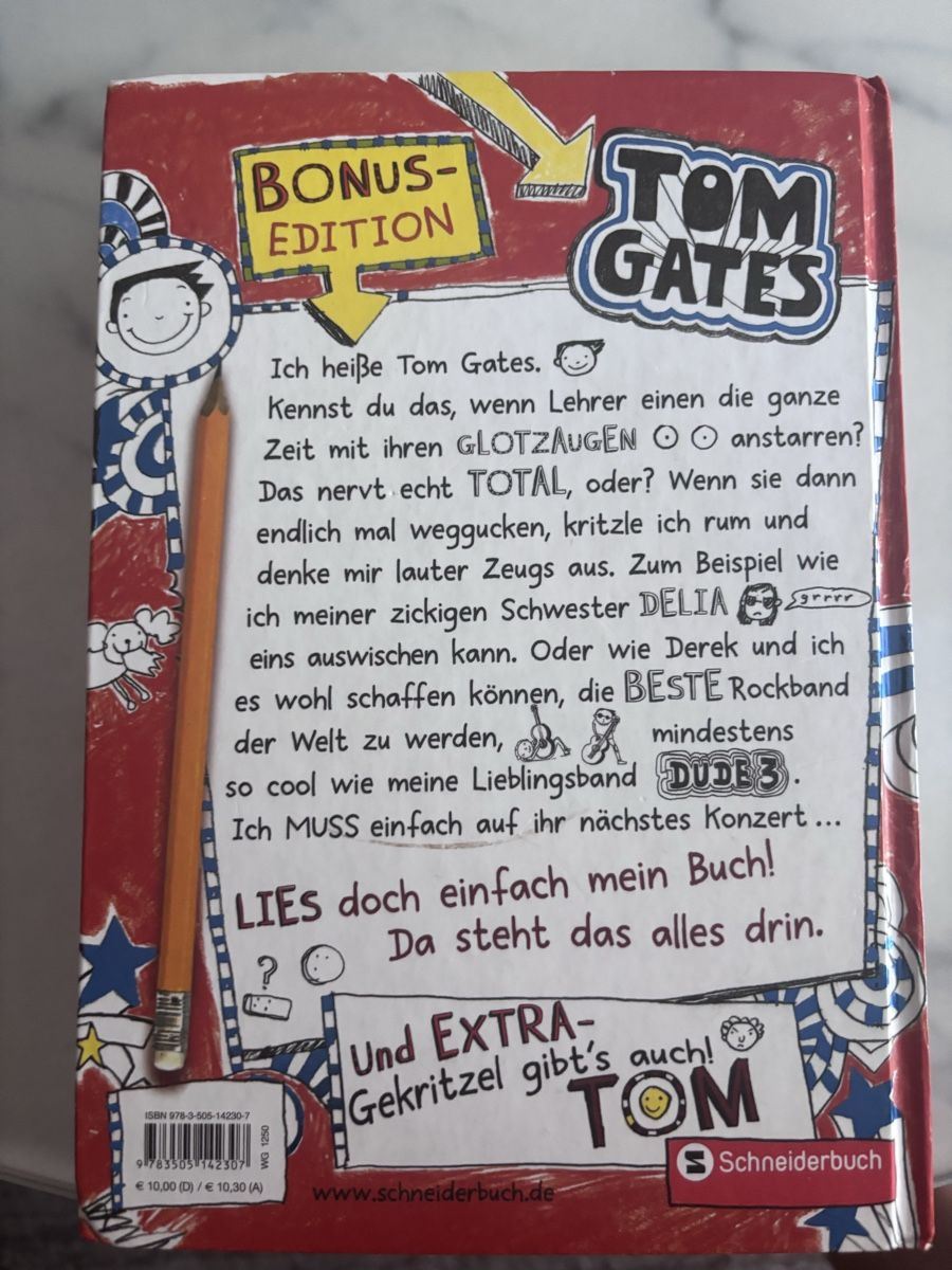 Bücher: Tom Gates – Gebraucht aus Winterthur von rs78 1