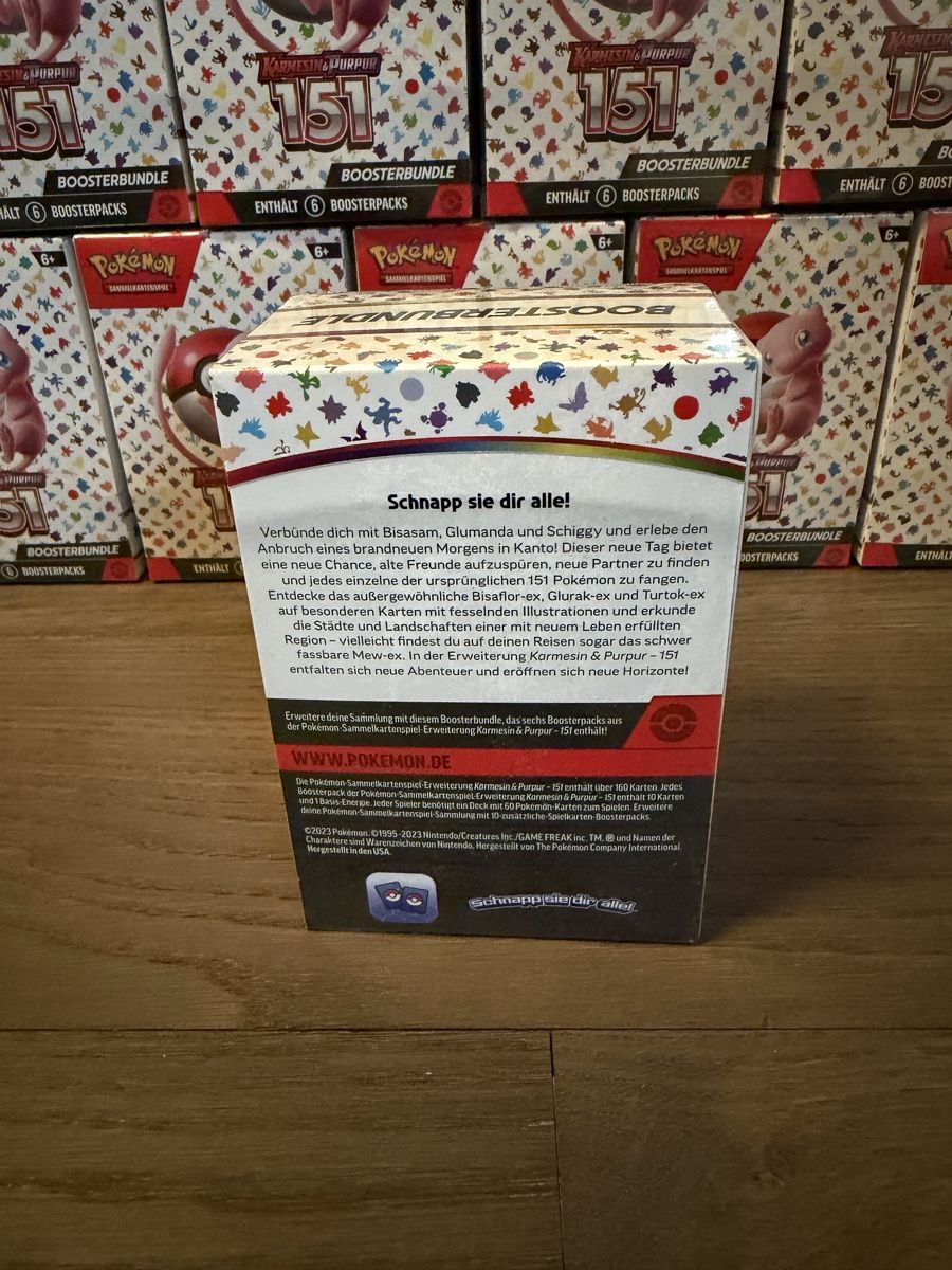 Pokémon Carte collezionabili: Pokemon 151 Booster Bundle (DE) – Nuovo e nell'imballaggio originale da Schaffhausen venduto da solequart 3