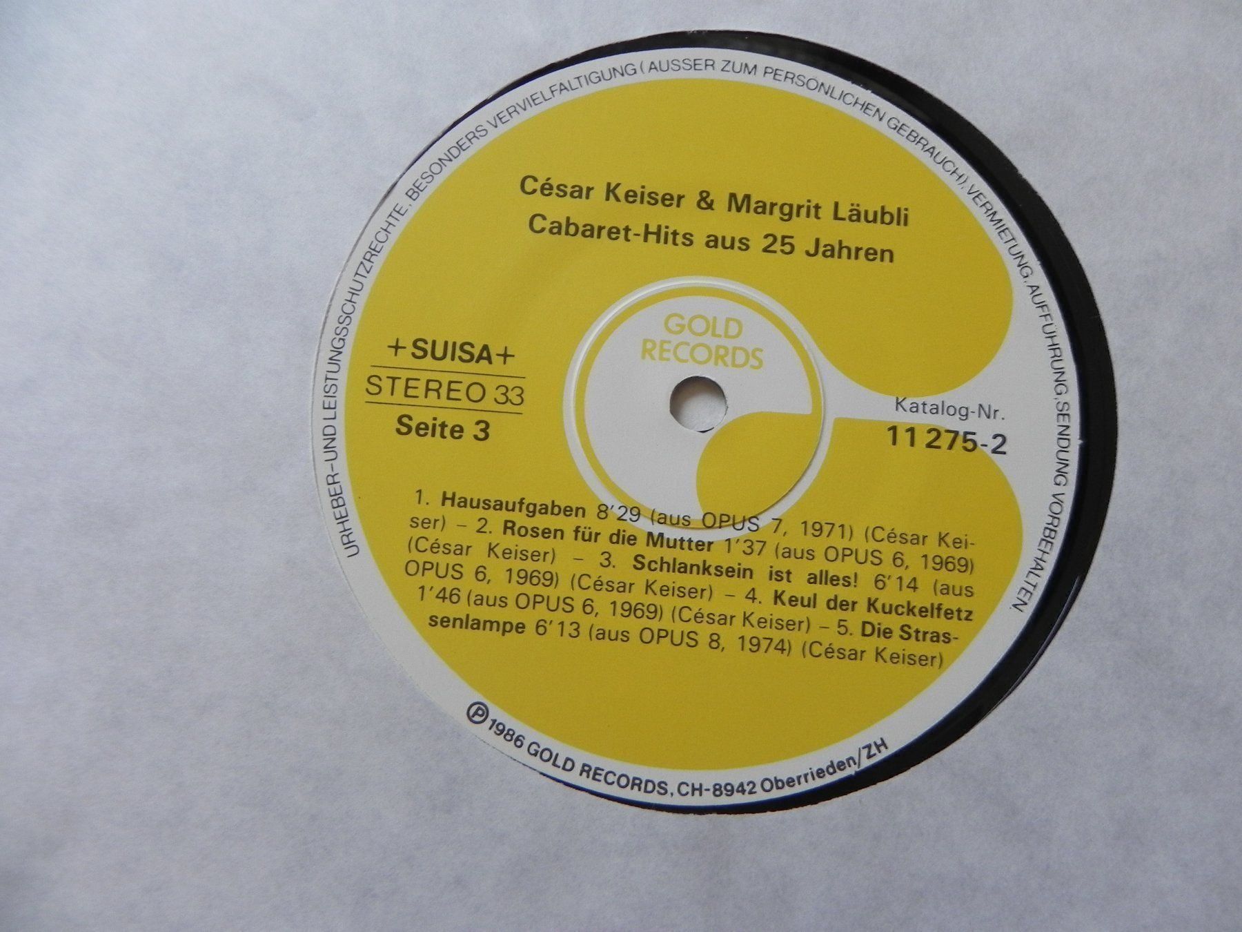 Dischi in vinile: Doppel LP Margrit Läubli & César Keiser – Usato da Siebnen venduto da krimsie 6