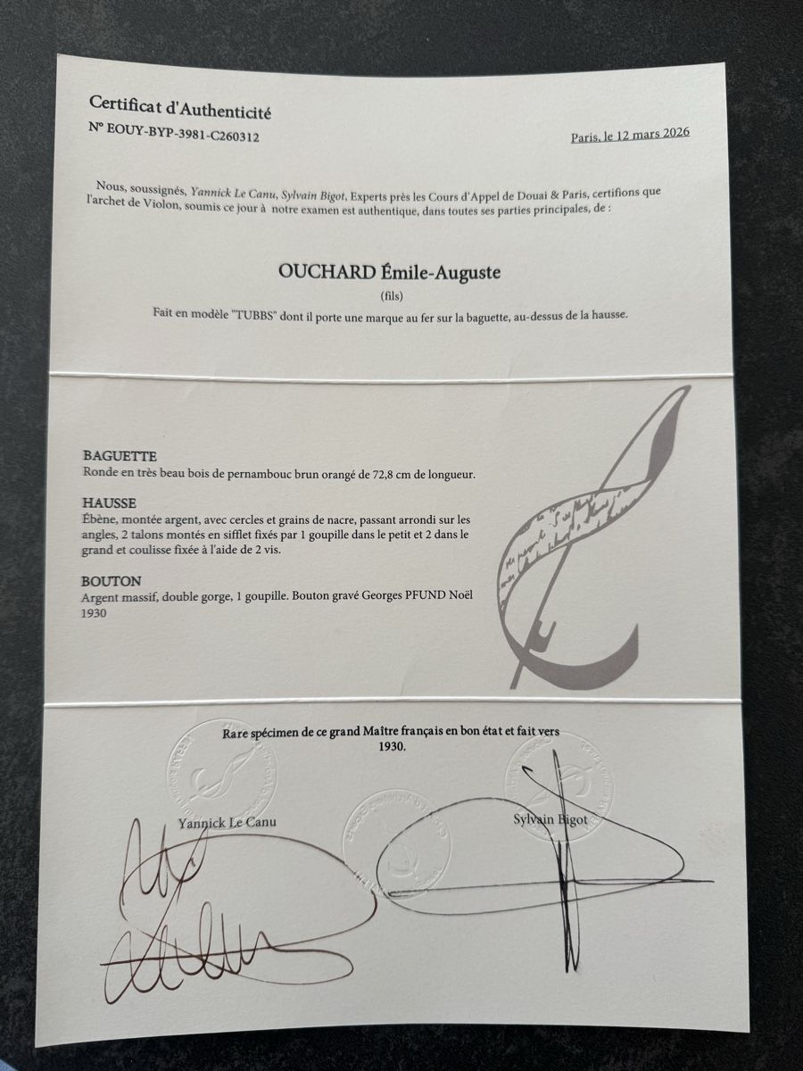 Instruments de musique: Archer de Violon français  – D'occasion à Riddes par REI_74 9