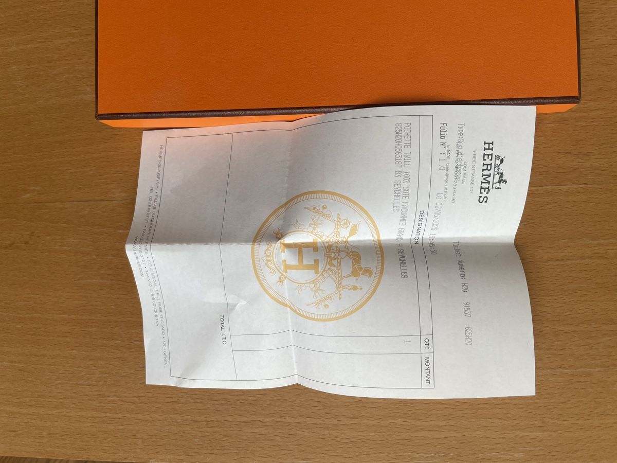 Hermès Schals: Hermes Einstecktuch – Neu und originalverpackt aus Basel von ema_6ty2 2