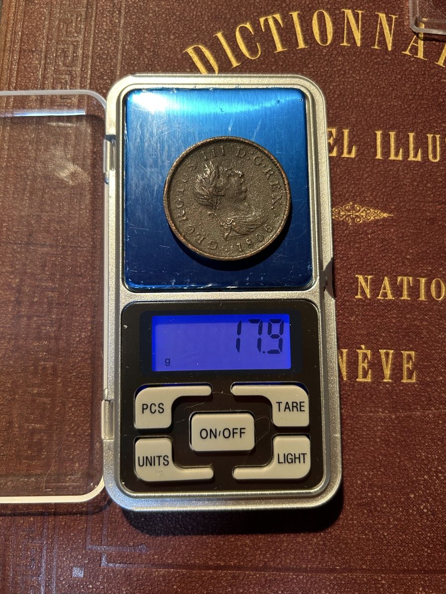 Tutti le monete: 1 Penny, 1806, Angleterre – Usato da St-Maurice venduto da SPEKER 5