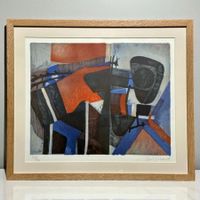 Guignard Roland (1917-2004) Litho composition abstraite No.3