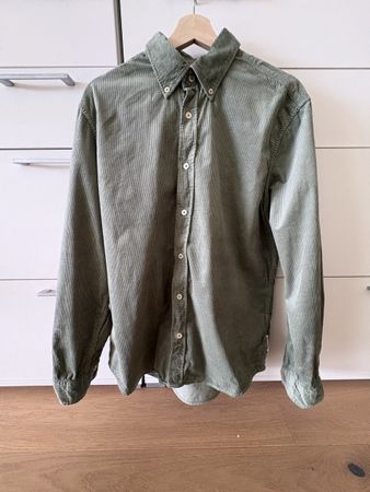Marc O'Polo corduroy shirt Size L green regular fit