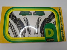 Minitrix 4993  Doppel-Bogenweichen-Set OVP (HBN)