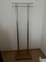 Garderobenständer Metall Glas Holz guter Zustand