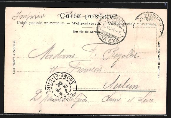 Cartoline postali: Zürich, Bahnhofplatz und Polytechnikum- – Usato da Berlin venduto da bartko-reher 1
