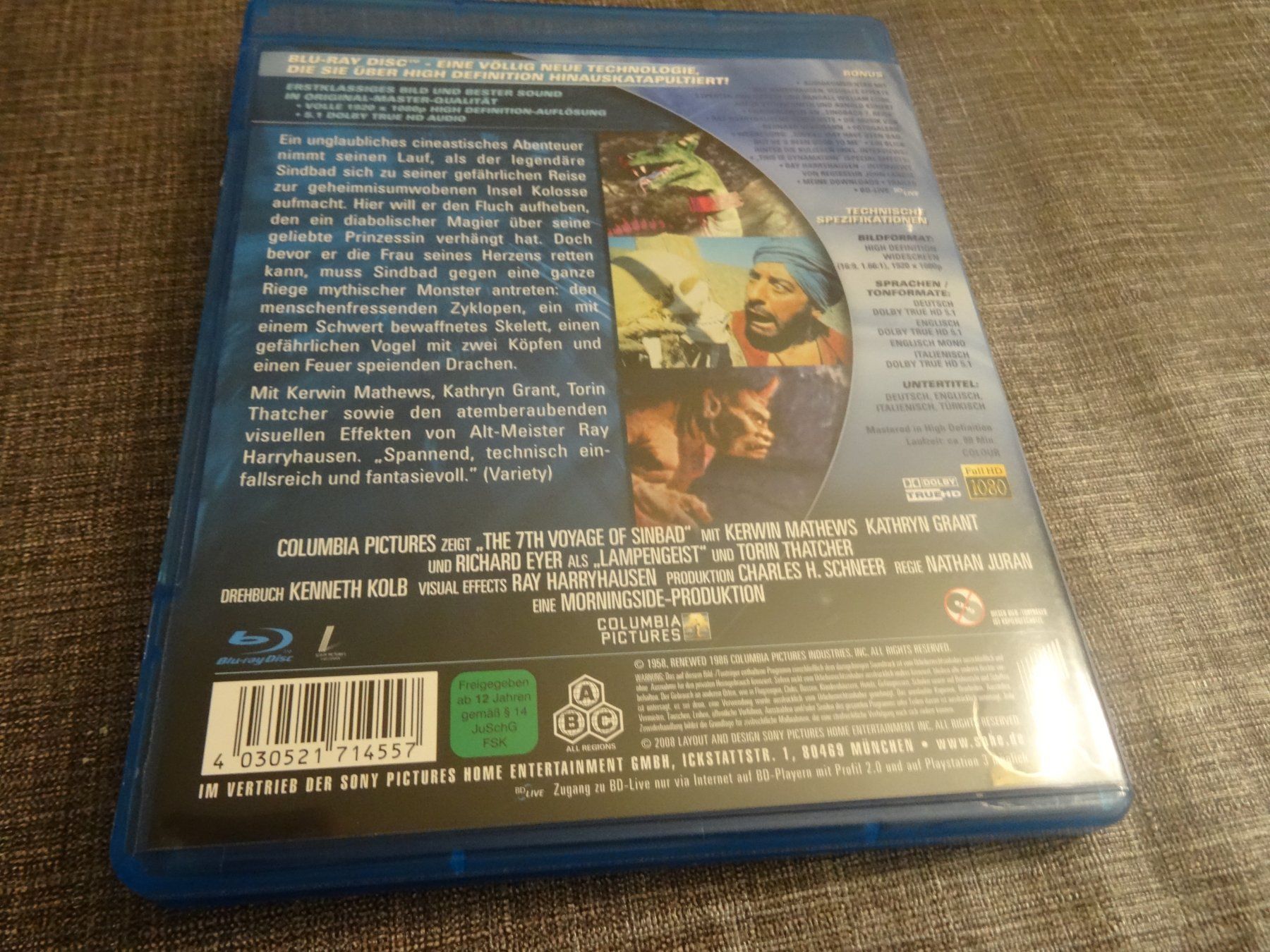 Tous les DVDs: Sindbads 7. Reise Blu-ray 50th Anniversary Edition – D'occasion à Olten par Disc-Ausverkauf 2