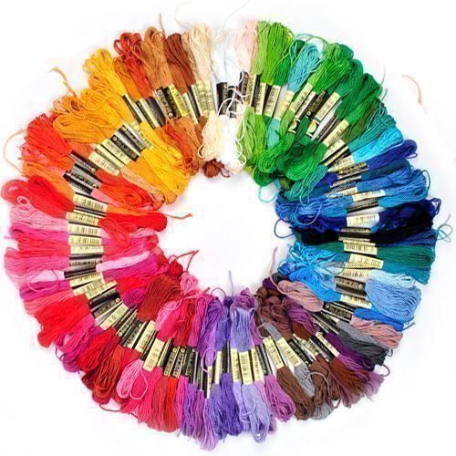 Lana: Stickgarn 100 Farben Naehgarn Embroidery, 6 Stränge, 8M – Nuovo (secondo la descrizione) da Thun venduto da yesky 1