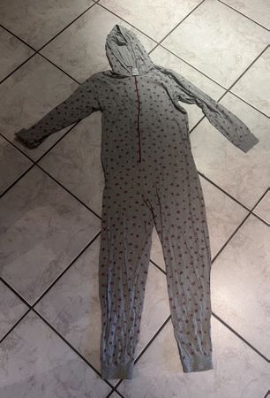 PyjamaPetite Fleur Sterne Grau Grösse 170/176