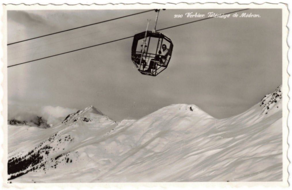Cartoline postali: Verbier - Sessellift Médran – Usato da Binningen venduto da Mountainrider