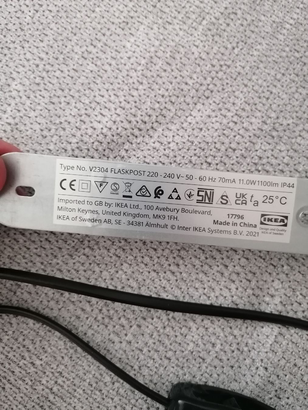 Ikea Lampes: Ikea LED light Flaskpost Like New  – D'occasion à Zürich par thesuccessnow 1