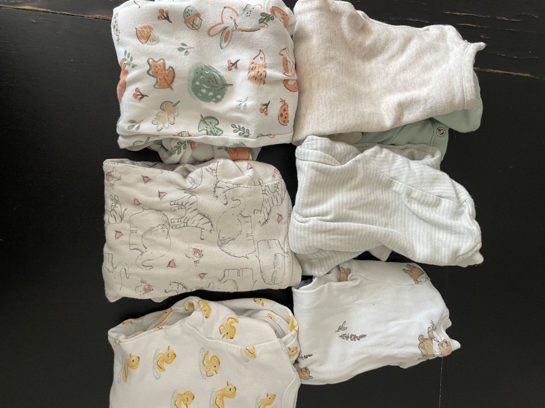 Lotti & Set di vestiti: 6 Pyjamas/Stramplers/Schlafanzüge gr 56 – Usato da Zürich venduto da cmc_gg9z 1