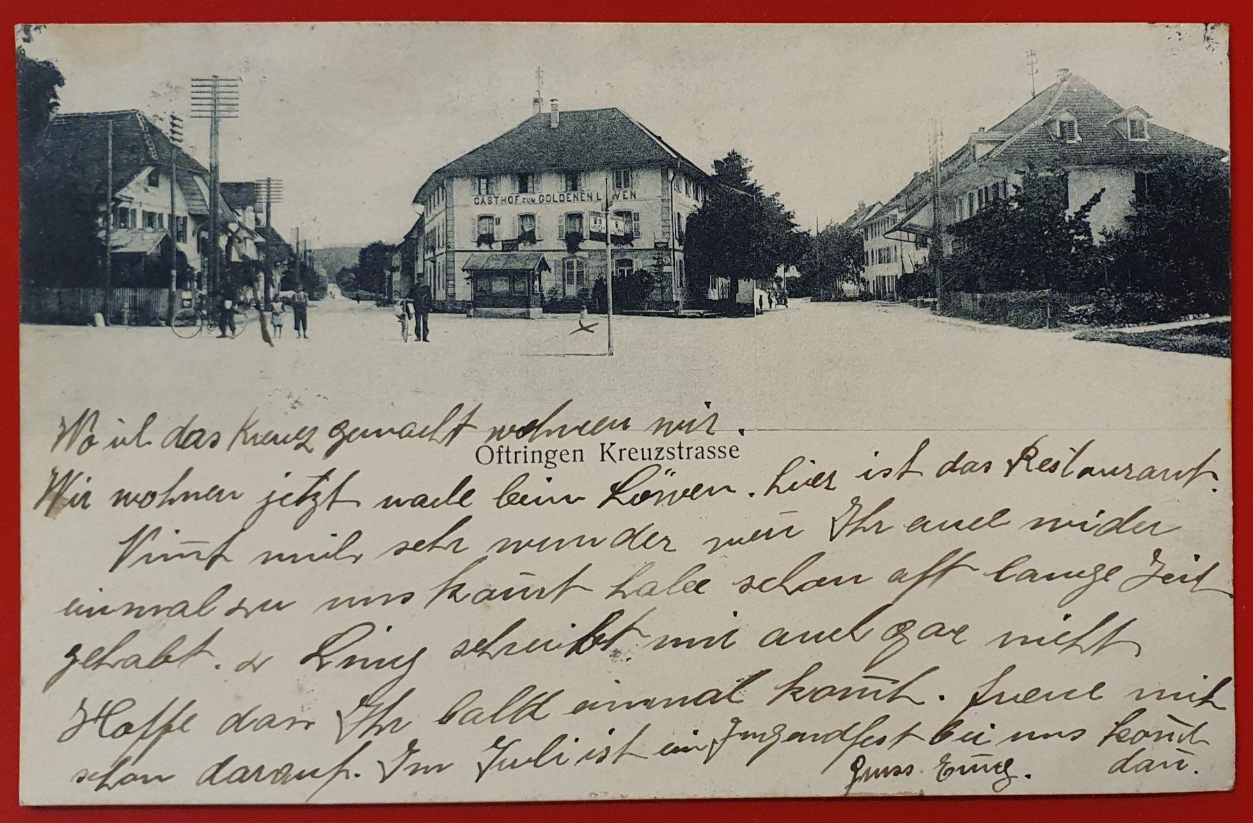 Cartoline postali: Oftringen - Kreuzstrasse – Usato da Kreuzlingen venduto da Rschweiz1