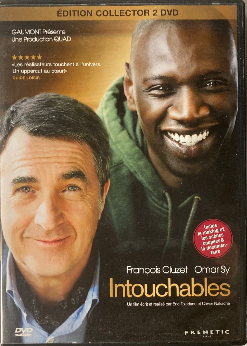 Alle DVDs: FRANÇOIS CLUZET / OMAR SY - INTOUCHABLES – Gebraucht aus Poliez-Pittet von Newtown-Records