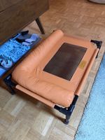 Dog Bed LEZIZI PET Orange synthetic leather