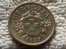 20 centimes/rappen 1859