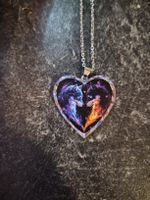 collier coeur loups