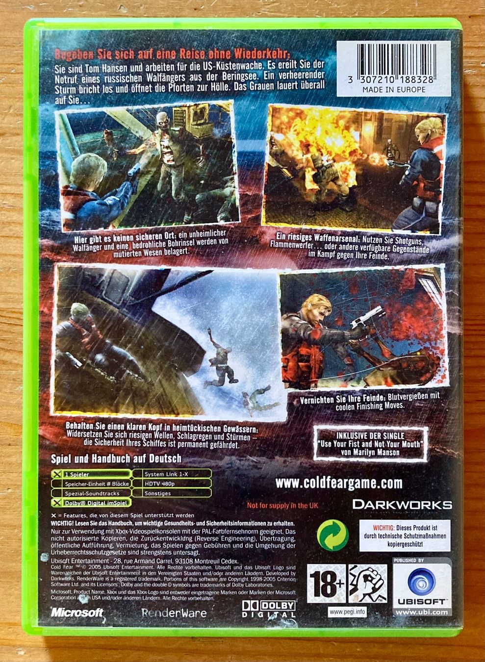 Spiele: Cold Fear - Xbox – Gebraucht aus Zürich von Djmotionch 3