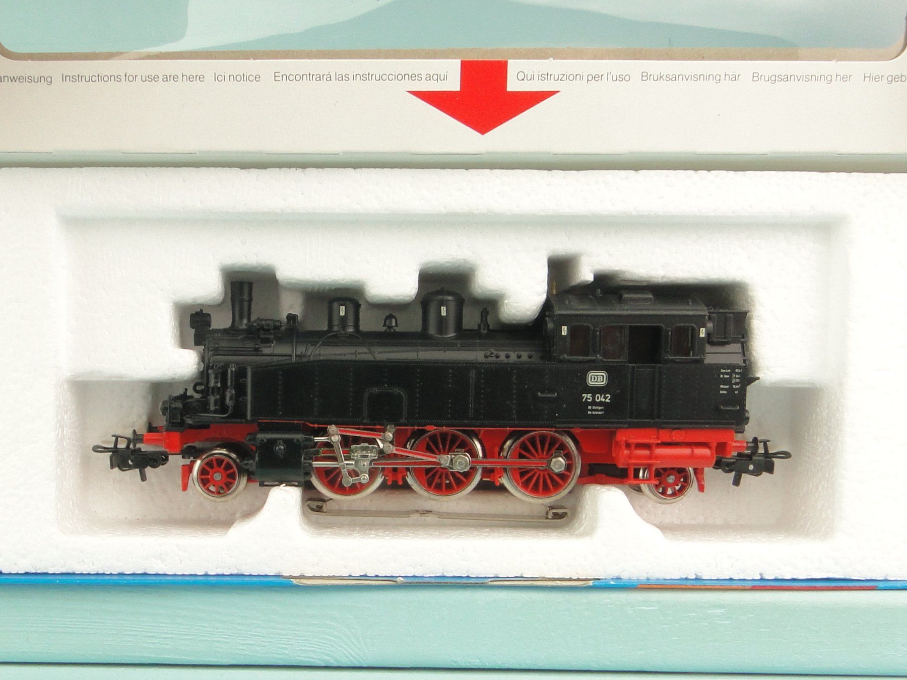 Märklin Modellini di ferrovie: Märklin 3313 BR 75, neuwertig – Usato da Bülach venduto da cann11 2