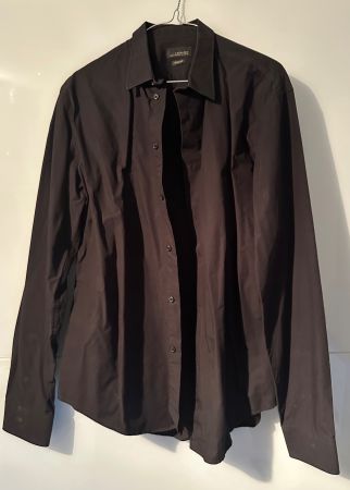 langarm Hemd schwarz - ZARA MAN - GR L