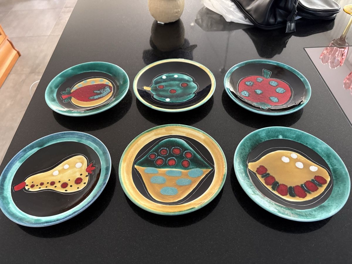 Assiettes: 6handgefertigte Teller – D'occasion à Siglistorf par chrugi61