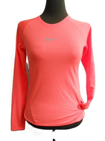 NIKE RUNNING Sport Shirt  Gr. 38 / M orange leichte Qualität