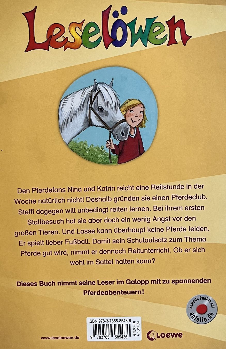 Bücher: Die besten Leselöwen Pferdegeschichten – Gebraucht aus Bühl BE von psos 1