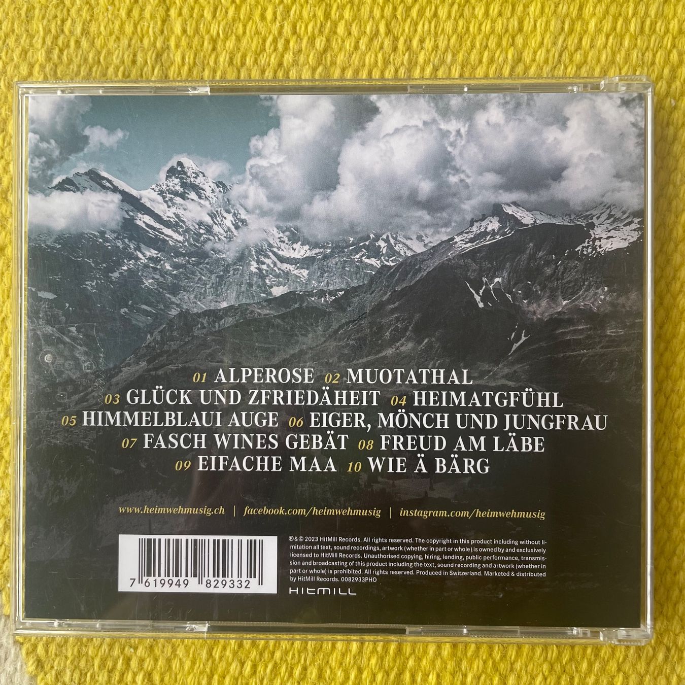 CD: HEIMWEH-FREUD AM LÄBE – Usato da Rorschacherberg venduto da CD-Roli 1