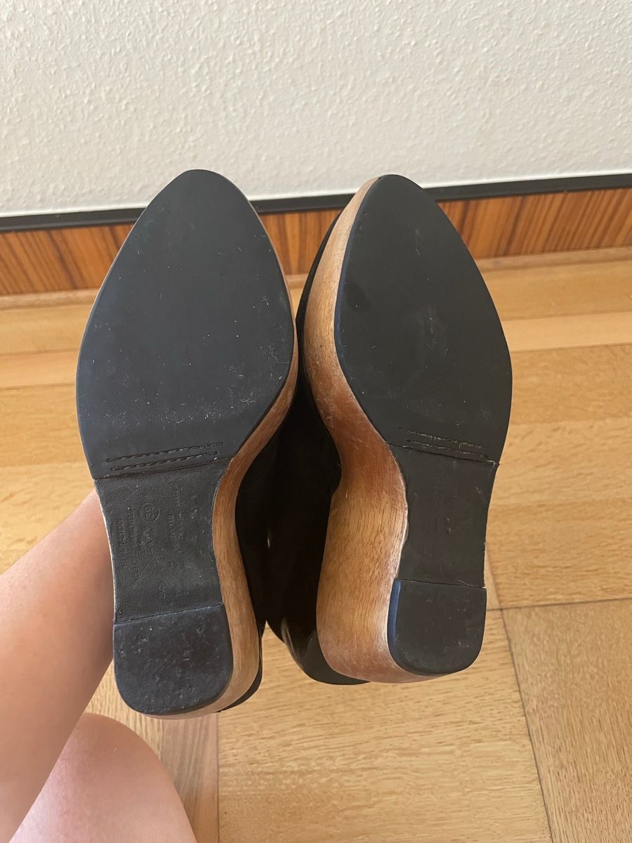 Allsaints Scarpe da donna: All Saints Spitalfields Black Wedge Heel - Size 39 – Usato da Basel venduto da inaugural 3