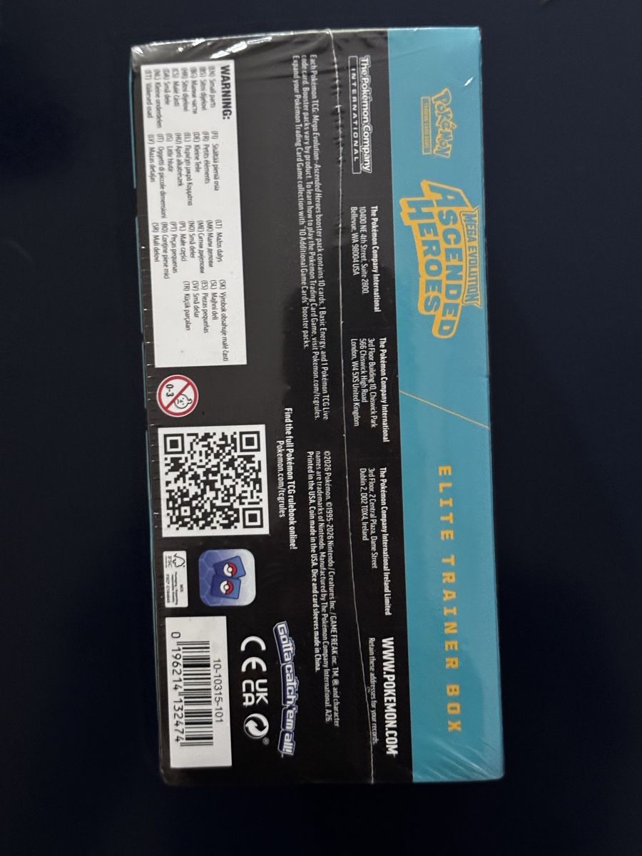 Pokémon Carte collezionabili: Pokemon Ascended Heroes ETB - SEALED! – Nuovo (secondo la descrizione) da Zürich venduto da thishoyaofmine 5