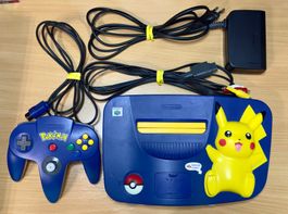 Pikachu Nintendo 64 Pokémon + Manette + Câbles