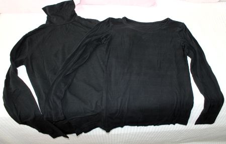 Kleiderpaket Shirt★ Chicorée ★  schwarz ★ Rollkragen ★