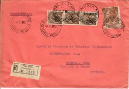 R - Brief Italien - Biel  1957
