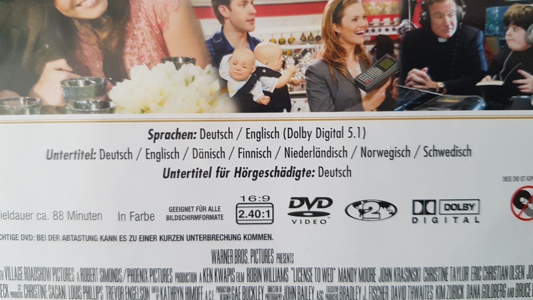 Tutti i DVDs: DVD Lizenz zum Heiraten / Robin Williams – Usato da Oetwil am See venduto da fineli2 1