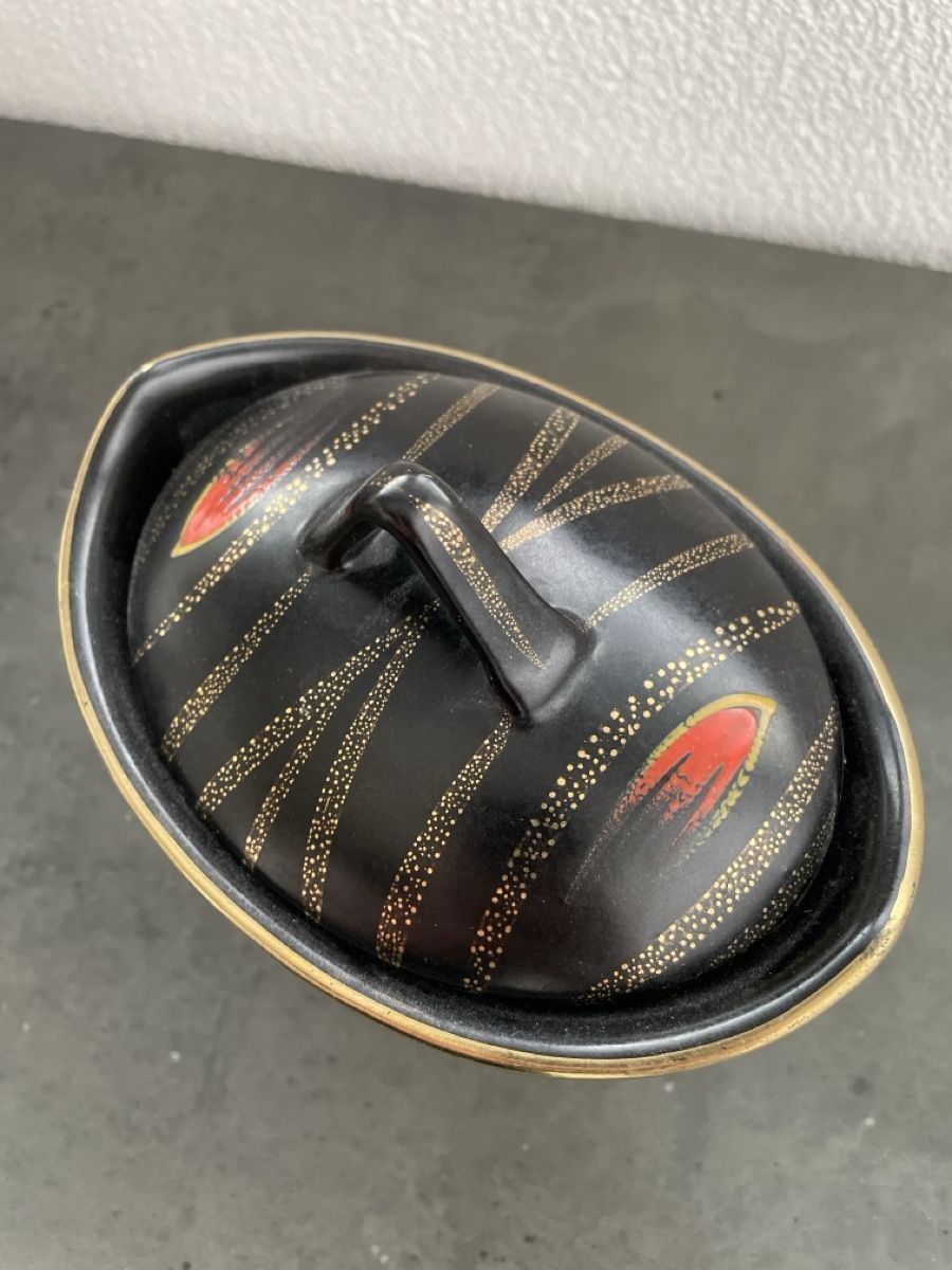 Zuccheriere: Art Deko Vintage Dose mit Deckel – Usato da Diepoldsau venduto da bellepastell 2