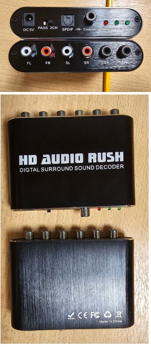 Convertitori: Digital Sound Decoder 5.1 DA-Wandler, 12 Stück – Usato da Birsfelden venduto da missnamrit 4